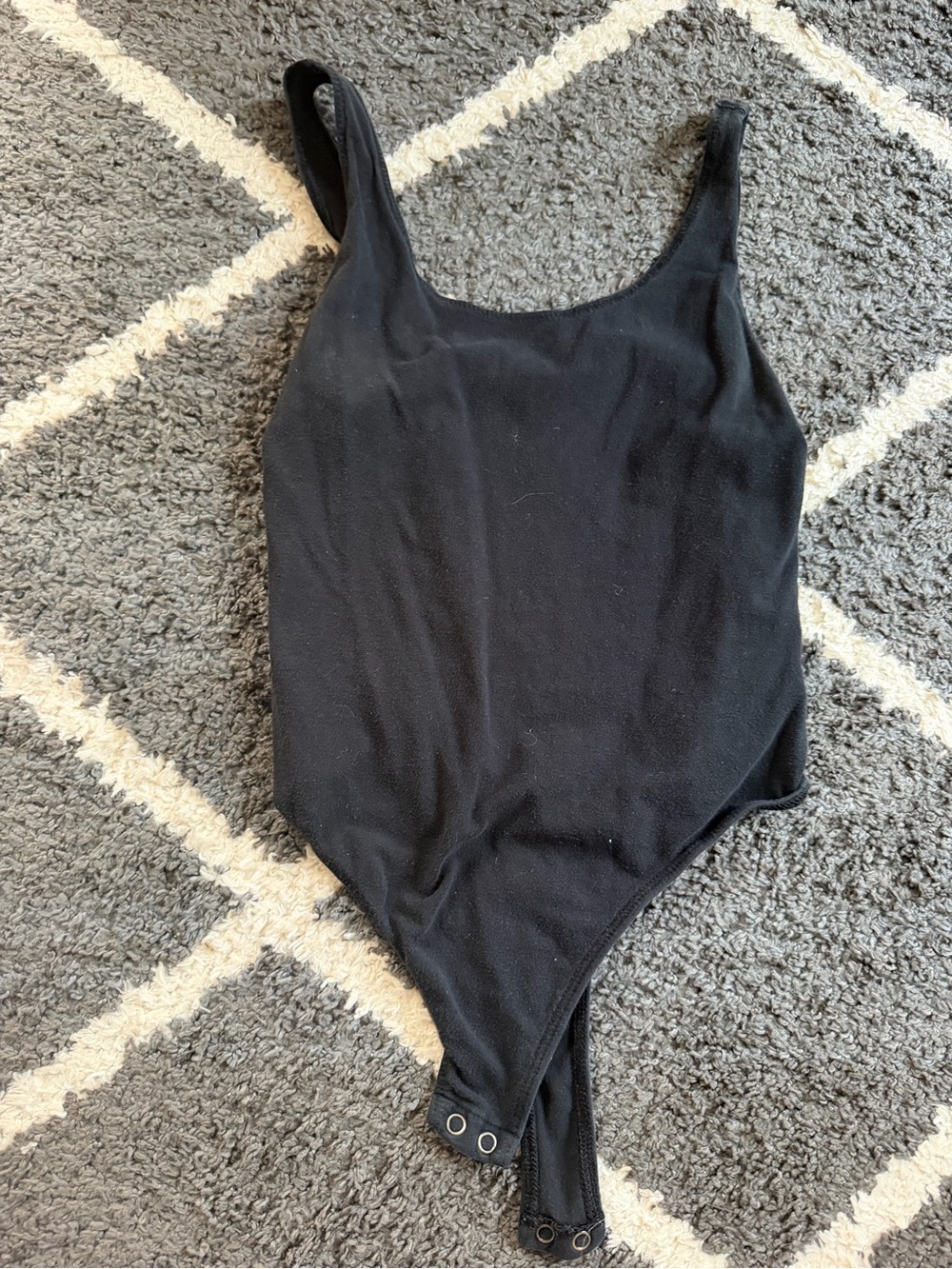 Black One-Piece Bodysuit